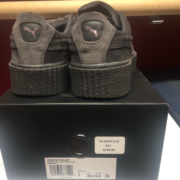 Rihanna velvet puma creepers - Picture 3 of 6